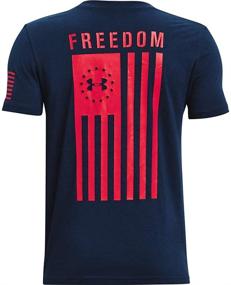 img 1 attached to 🏆 Winning with Style: Under Armour Boys' Freedom Flag T-Shirt