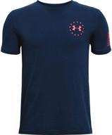 🏆 winning with style: under armour boys' freedom flag t-shirt logo