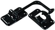 jr products 10625 plastic 90-degree t-style door holder - black, 6-inch logo