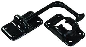 img 3 attached to JR Products 10625 Plastic 90-Degree T-Style Door Holder - Black, 6-Inch