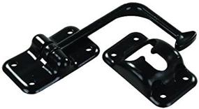 img 2 attached to JR Products 10625 Plastic 90-Degree T-Style Door Holder - Black, 6-Inch