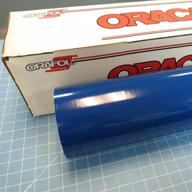 glossy 651 blue vinyl roll - oracal craft cutters and vinyl sign cutters, 24&#34; x 10 ft logo