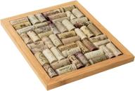 🎍 bamboo corkboard trivet kit by oenophilia: stylish and functional home essential logo