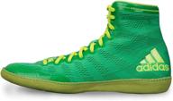 adidas adizero varner wrestling yellow men's shoes in athletic логотип