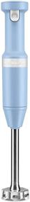 img 3 attached to KitchenAid KHBBV83VB: Power-Packed Cordless Variable Speed Hand Blender with Chopper, Whisk, and Striking Blue Velvet Finish