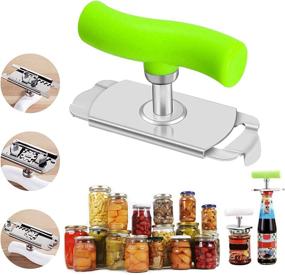 img 4 attached to Adjustable Jar Opener for Weak Hands and Seniors with Arthritis - Stainless Steel Lid Opener Tool for Easy Cooking and Everyday Use