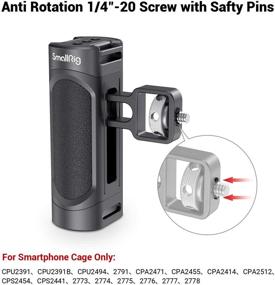 img 1 attached to 📱 Enhance Your Mobile Filmmaking with SmallRig Side Handle for Smartphone Video Rig - 2772