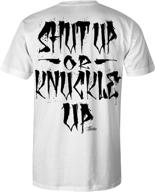 heathen knuckle t shirt black x large: unleash your edgy style! logo