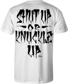 img 2 attached to Heathen Knuckle T Shirt Black X Large: Unleash Your Edgy Style!