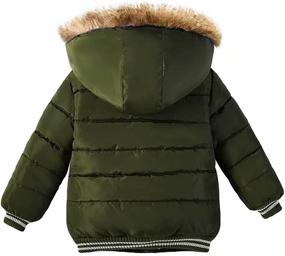 img 3 attached to ❄️ AMIYAN Kids Winter Snowsuit Jackets & Coats for Boys - Enhanced Thickness for Warmth