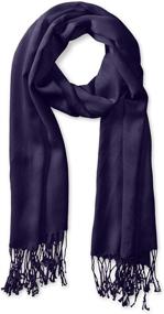 img 2 attached to Tahari Solid Pashmina Scarf Viscose Women's Accessories for Scarves & Wraps