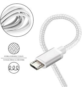 img 3 attached to 🔌 High-quality Android Micro USB Charger Cable 10ft 2 Pack for Fast Charging - Samsung Galaxy S5/S6/S7 Edge, J3/J7 Prime Crown, Note 4/5, LG Stylo 3/Aristo 4/G4/K40/K30, Moto E5/E6/G6 Play, PS4 Pro Controller