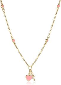 img 3 attached to 🌟 Gold Plated Necklaces & Pendants for Girls - Little Miss Twin Stars Jewelry