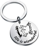 aktap dachshund keychain jewelry wienderful logo