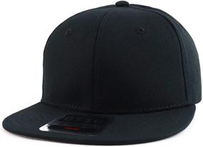 img 3 attached to Premium Cotton Flatbill Snapback 🧢 Hat for Boys - Armycrew Boys' Accessories