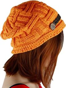 img 2 attached to 🧣 Womens Beanie Hats: Stay Cozy with Samtree's Stretch Crochet Knit Winter Warm Woolen Ski Cap