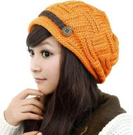 🧣 womens beanie hats: stay cozy with samtree's stretch crochet knit winter warm woolen ski cap логотип