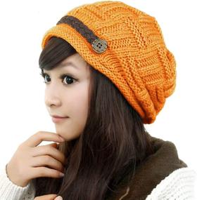 img 3 attached to 🧣 Womens Beanie Hats: Stay Cozy with Samtree's Stretch Crochet Knit Winter Warm Woolen Ski Cap