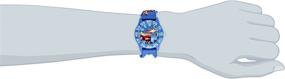img 1 attached to Disney Kids' W001528 Time Teacher Planes Watch: Fun and Educational with Blue 3-D Plastic Band
