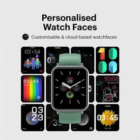 img 2 attached to 🕒 Noise ColorFit Pro 3 Spo2 Smart Watch (Jet Black) - 1.55" HD Display, Sleep Tracking, Stress Monitoring, Heart Rate Monitor for Android & iOS Phones