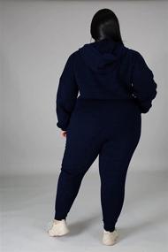 img 2 attached to 👚 Stylish and Comfortable: Tycorwd Women's Plus Size Two Piece Sweatsuit Sets for Effortless Lounging