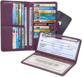 img 3 attached to YALUXE Women's Handbags & Wallets with Blocking Removable Checkbook Capacity