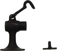 🚪 ives fs446 3 3/4" cast brass floor door stop - hold-open hook, oil rubbed bronze логотип