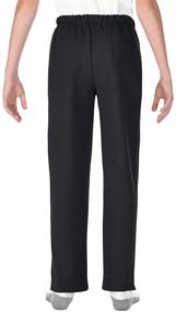 img 1 attached to 👖 Comfy and Stylish: Gildan Bottom Youth Sweatpants in Black for Boys' Clothing