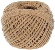 🧵 cotton rope spools - 2mm diameter & 50 meter length - diy crafting: handmade macramé (tan) logo