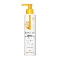 🍊 derma e vitamin c cleanser - daily brightening face wash – hydrating cleanser to even out skin tone – moisturizing facial cleanser for a radiant glow, 6 fl oz logo