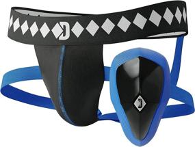 img 4 attached to 💎 Diamond MMA Athletic Cup: Ultimate Groin Protection with No-Shift Four-Strap Jock Strap System