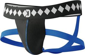 img 2 attached to 💎 Diamond MMA Athletic Cup: Ultimate Groin Protection with No-Shift Four-Strap Jock Strap System