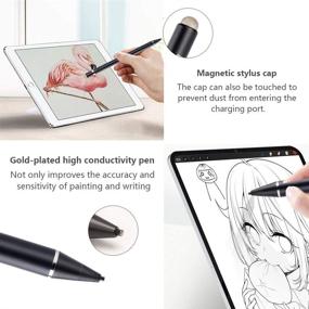 img 1 attached to 🖊️ Top-rated Rechargeable Active Stylus Pen for Touch Screens and Tablets