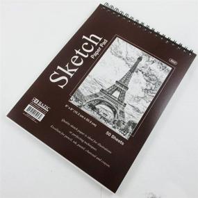 img 3 attached to 📔 Premium Quality 6x8 Top Bound Spiral Sketch Book – 5 Piece Set with 50 Sheets