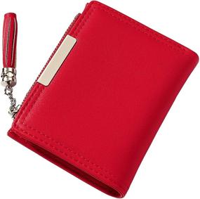 img 4 attached to YIANO Womens Bifold Synthetic Leather Women's Handbags & Wallets and Wallets