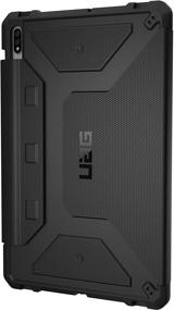 img 3 attached to 📱 URBAN ARMOR GEAR UAG Samsung Galaxy Tab S7 Plus Case - Metropolis Folio Slim, Heavy-Duty, Multi-Viewing Angles, Military Drop Tested - Black