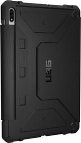 img 2 attached to 📱 URBAN ARMOR GEAR UAG Samsung Galaxy Tab S7 Plus Case - Metropolis Folio Slim, Heavy-Duty, Multi-Viewing Angles, Military Drop Tested - Black