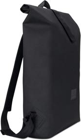 img 2 attached to Waterproof Black Women's Roll Backpack