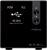 🎧 s.m.s.l m300 mkii hifi audio dac: akm4497eq apt-x usb dac decoder with hi-res bluetooth 5.0 and full balanced output - new edition (black) logo