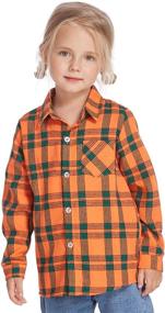 img 2 attached to Arshiner Toddler Checked Christmas Outfits Apparel & Accessories Baby Boys