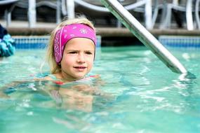 img 4 attached to 🏊 Swimming Headband for Babies, Toddlers, Kids, and Adults with Ear Tubes or for Ear Tube Avoidance - The Good Ears Solution