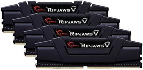 img 1 attached to G.Skill RipJaws V Series BLACK 64GB (4 x 16GB) DDR4 3200 CL16-18-18-38 1.35V Quad Channel Desktop Memory