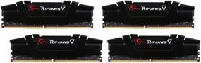 img 3 attached to G.Skill RipJaws V Series BLACK 64GB (4 x 16GB) DDR4 3200 CL16-18-18-38 1.35V Quad Channel Desktop Memory