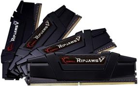 img 2 attached to G.Skill RipJaws V Series BLACK 64GB (4 x 16GB) DDR4 3200 CL16-18-18-38 1.35V Quad Channel Desktop Memory