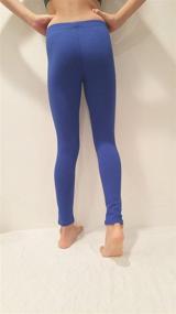 img 1 attached to 👧 Girls' Clothing: Elastic and Comfortable Stretch Leggings for Sports Activities