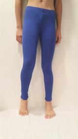 img 2 attached to 👧 Girls' Clothing: Elastic and Comfortable Stretch Leggings for Sports Activities