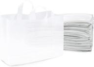 frosted shopping cardboard high density bag - 16x6x12x6 logo