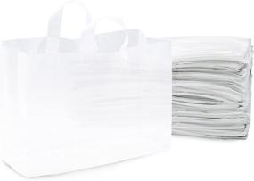 img 4 attached to Frosted Shopping Cardboard High Density Bag - 16x6x12x6