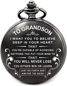 img 3 attached to Grandson Graduation Engraved Birthday Christmas