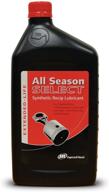 🔧 ingersoll rand oem all season select synthetic lubricant - 1l bottle: optimal performance & protection logo